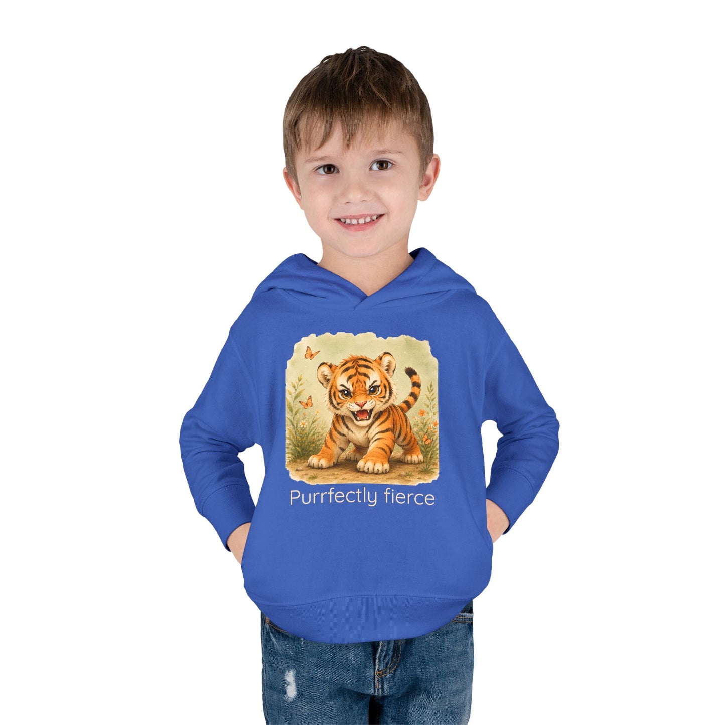 Tiger Toddler Hoodie — Gender Neutral Sweatshirt
