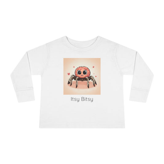 Spider Toddler Long Sleeve Shirt — Cute Gender Neutral Tee