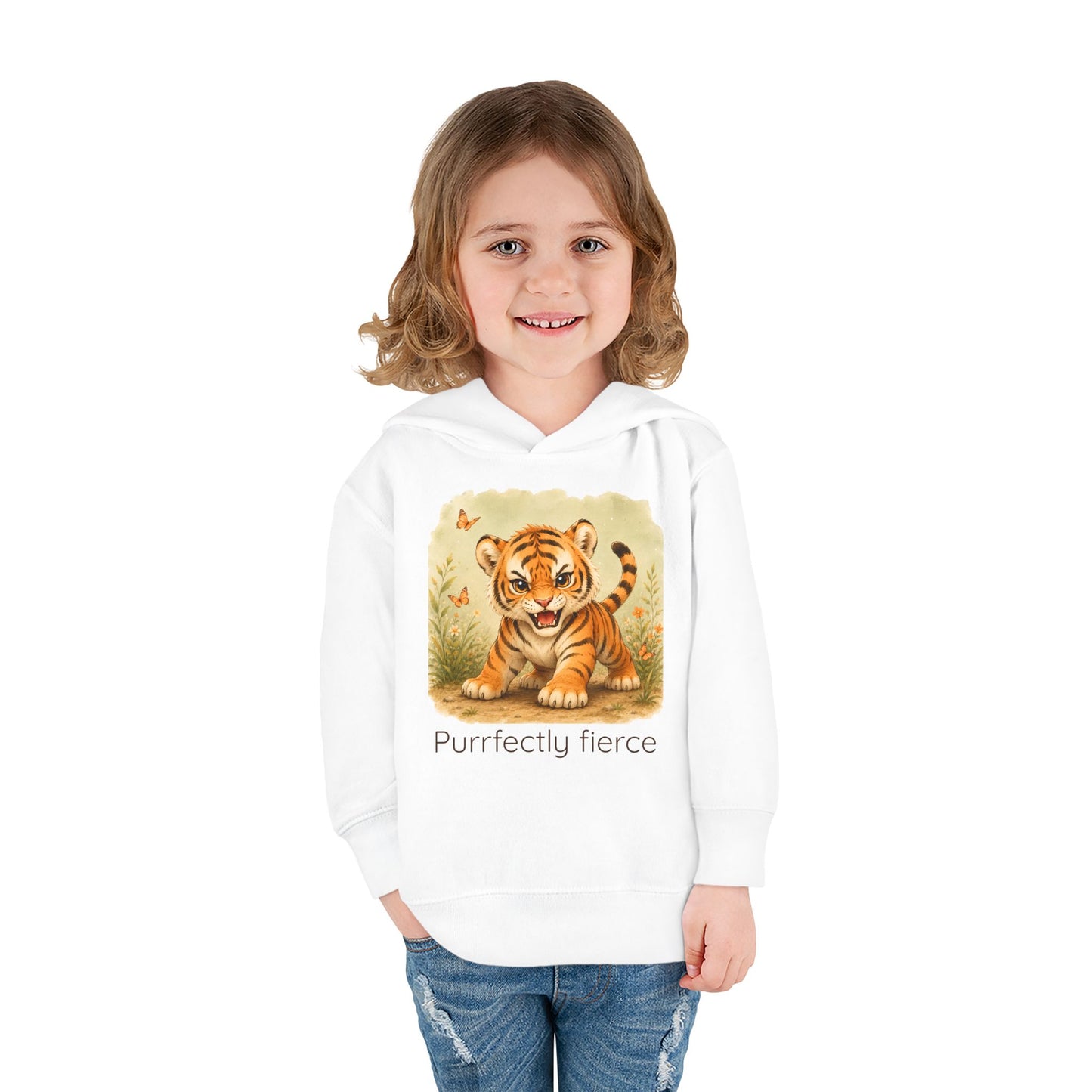 Tiger Toddler Hoodie — Gender Neutral Sweatshirt