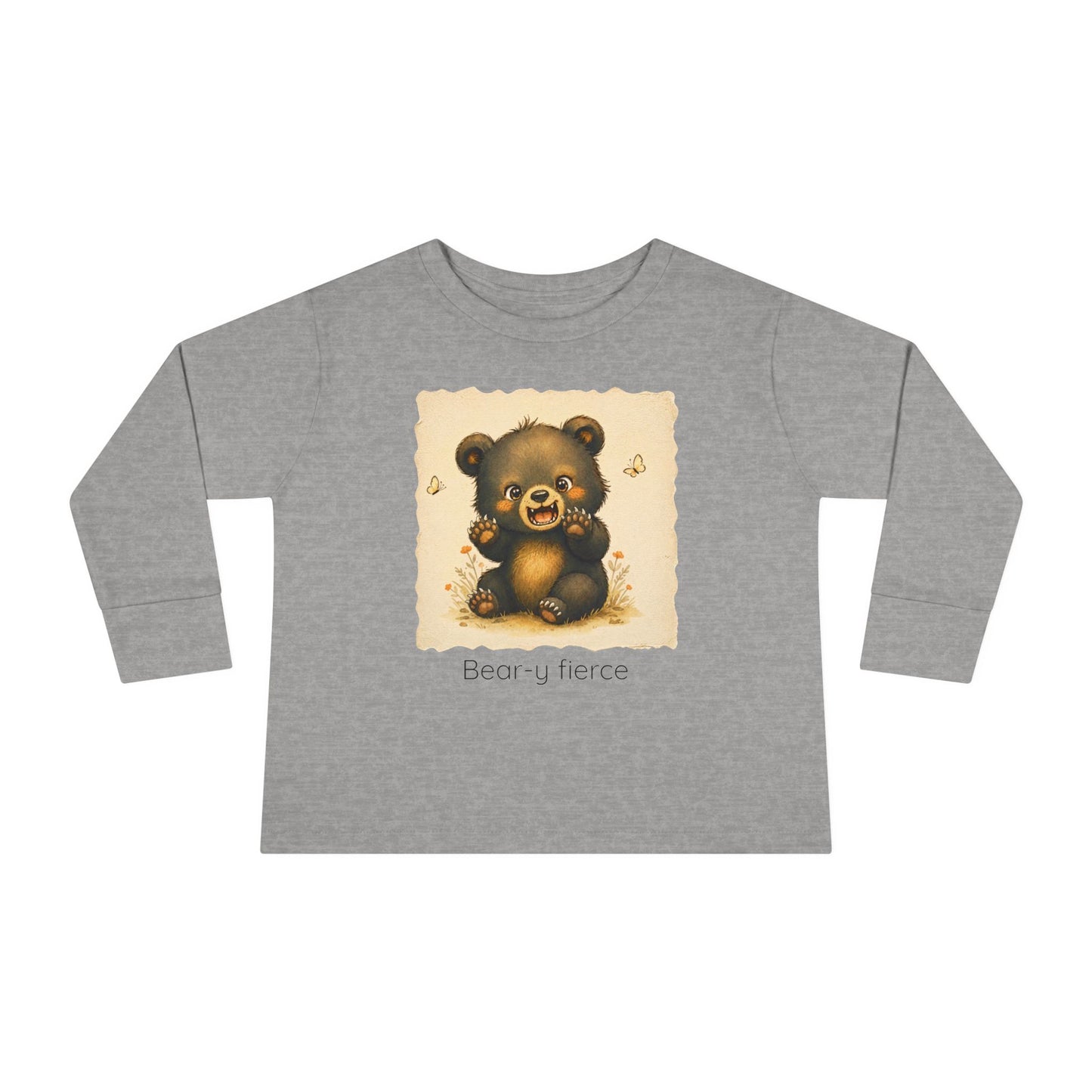 Bear Toddler Long Sleeve Shirt — Gender Neutral Tee
