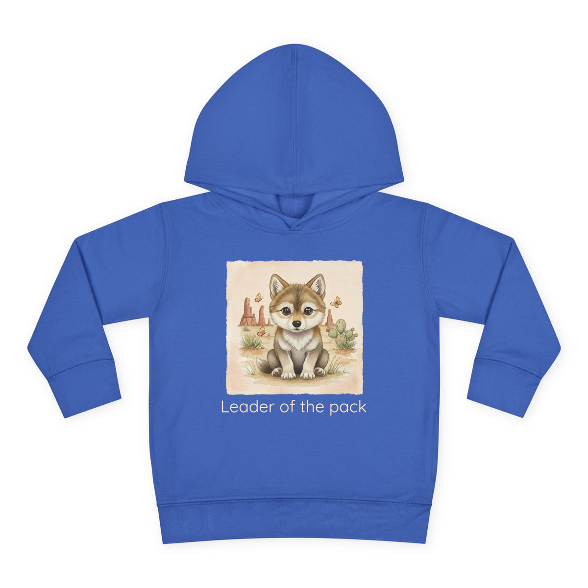 Wolf Toddler Hoodie — Gender Neutral Sweatshirt