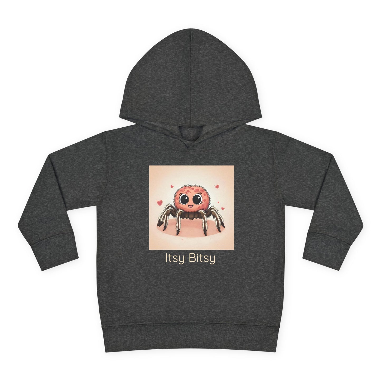 Spider print toddler hoodie sweatshirt in Vintage Royal, gender-neutral kids clothing