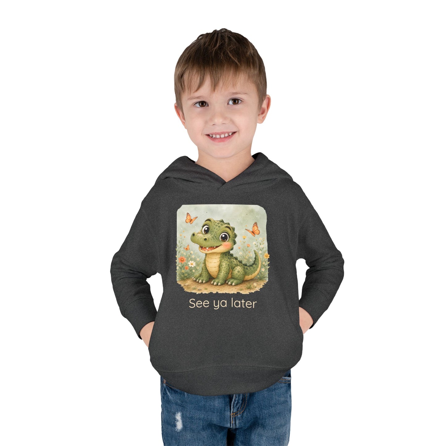 Alligator Toddler Hoodie — Gender Neutral Sweatshirt