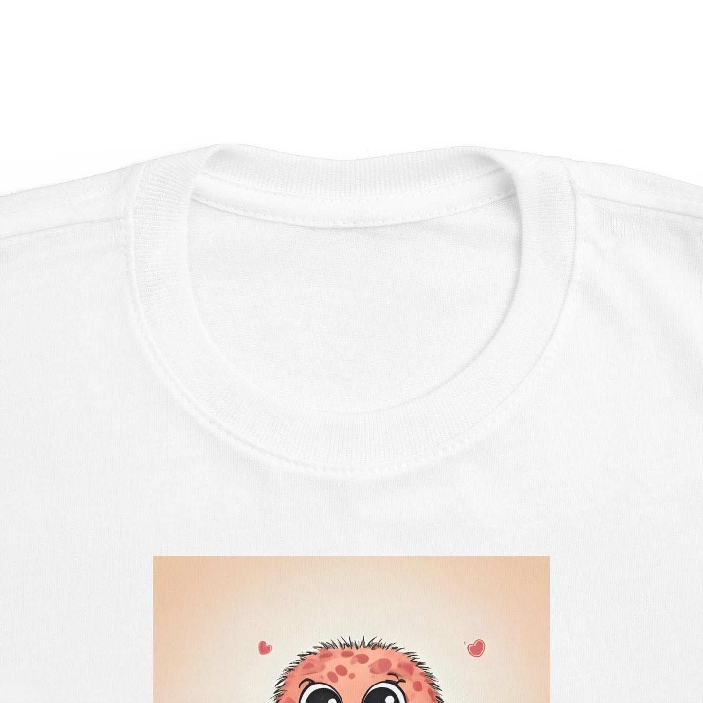 Spider print toddler t-shirt in White, gender-neutral kids clothing