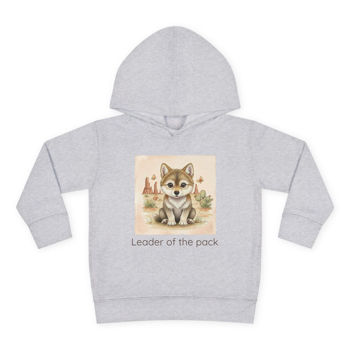Wolf Toddler Hoodie — Gender Neutral Sweatshirt