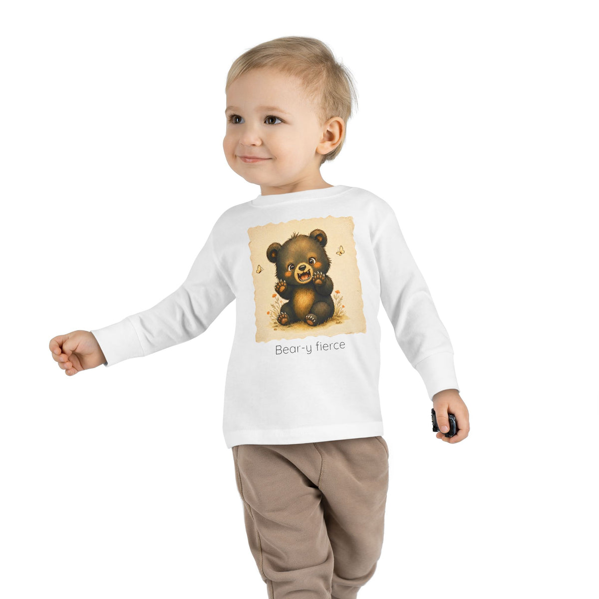 Bear Toddler Long Sleeve Shirt — Gender Neutral Tee