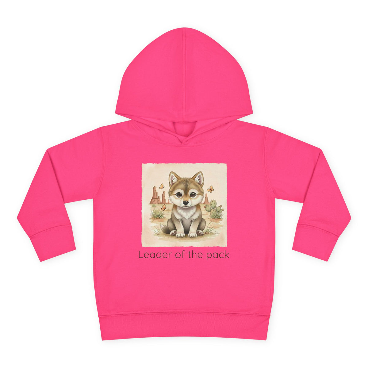 Wolf Toddler Hoodie — Gender Neutral Sweatshirt