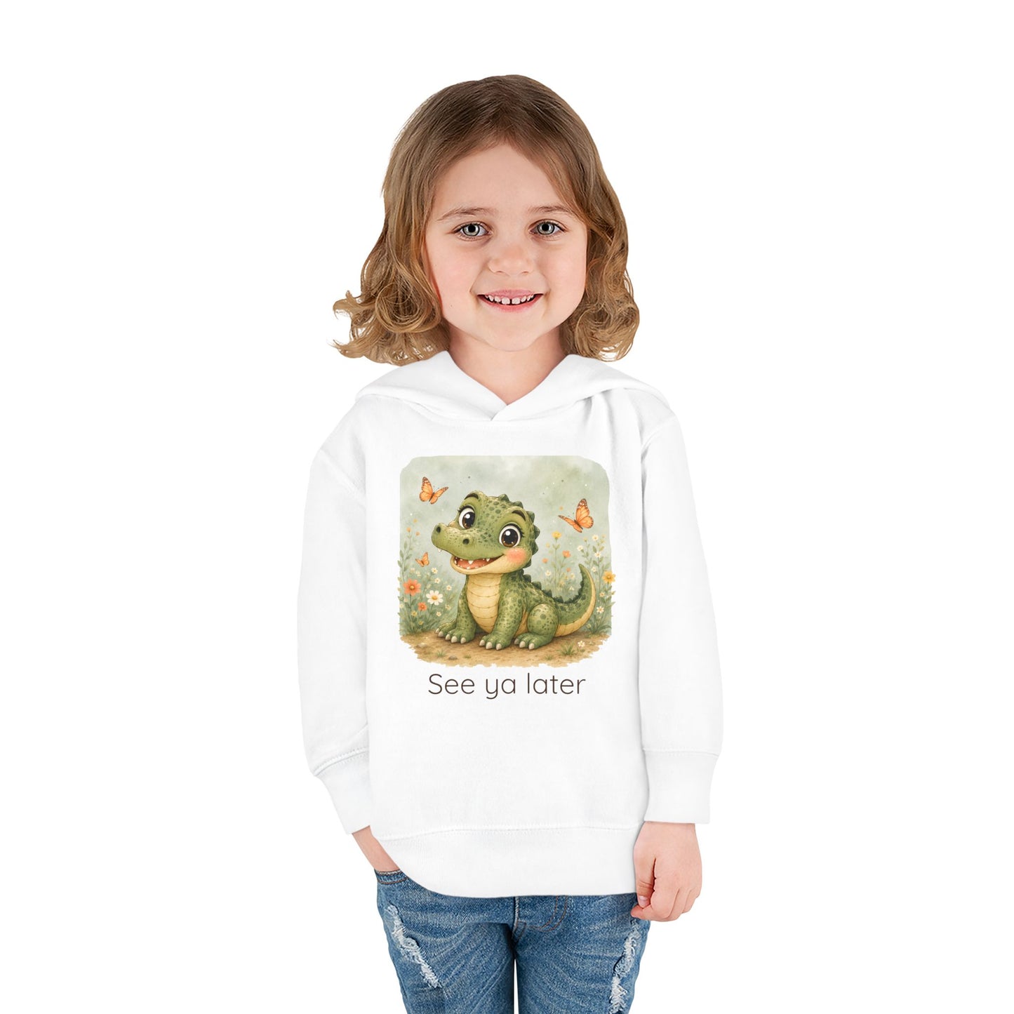 Alligator Toddler Hoodie — Gender Neutral Sweatshirt