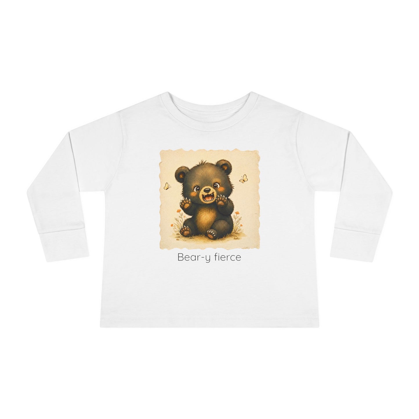 Bear Toddler Long Sleeve Shirt — Gender Neutral Tee