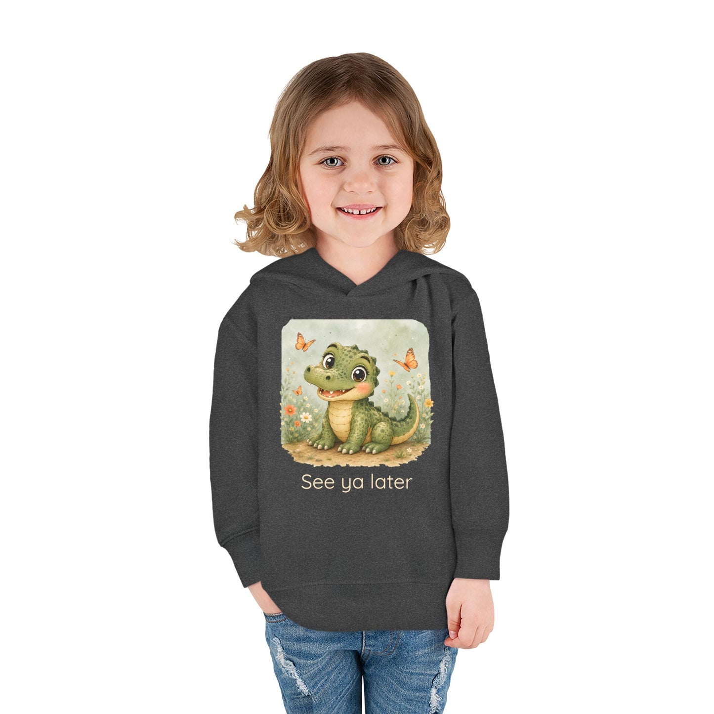 Alligator Toddler Hoodie — Gender Neutral Sweatshirt