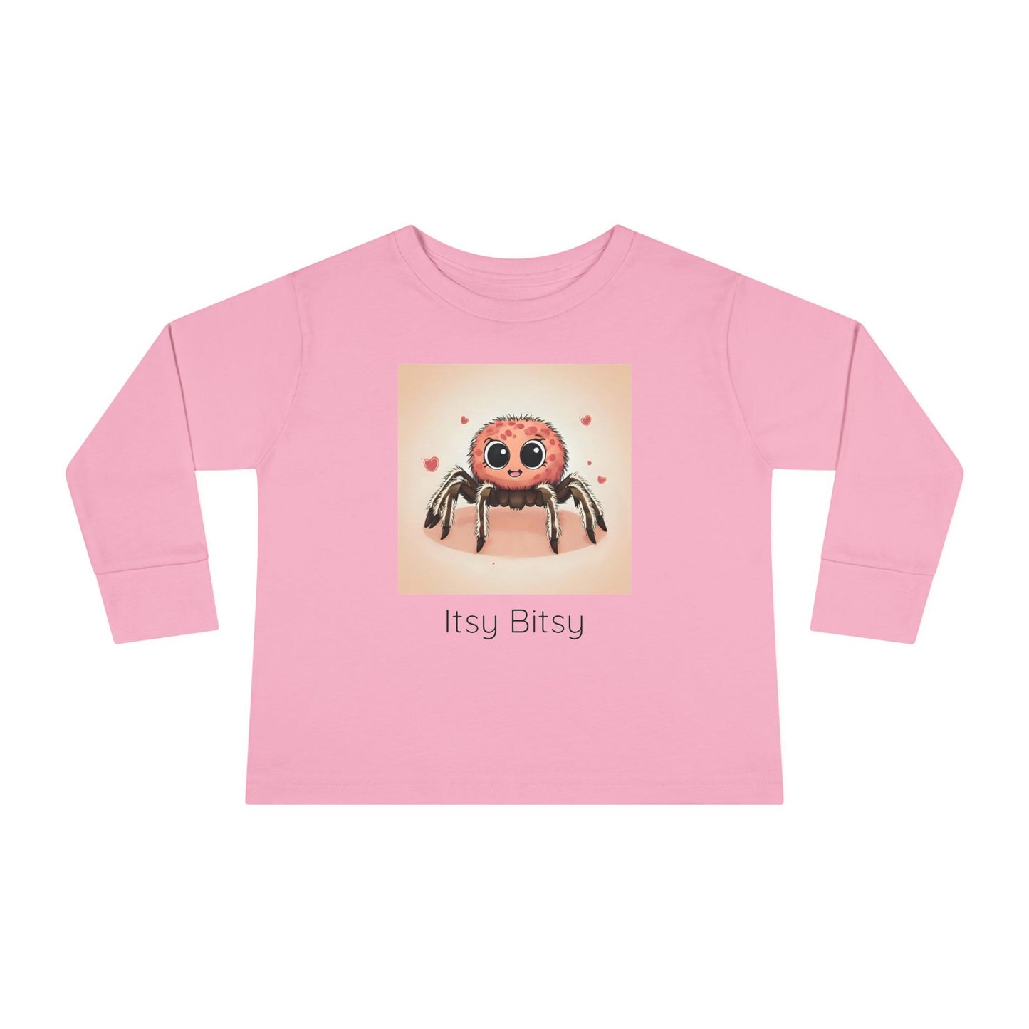 Spider Toddler Long Sleeve Shirt — Cute Gender Neutral Tee