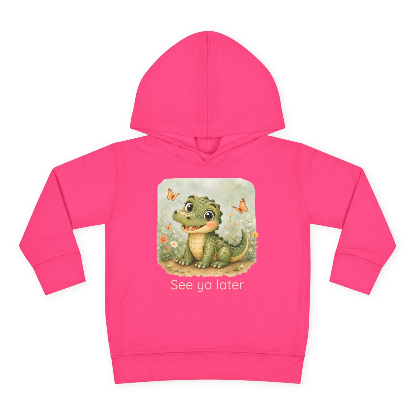 Alligator Toddler Hoodie — Gender Neutral Sweatshirt