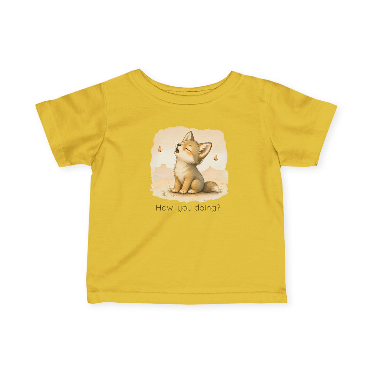 Coyote Infant T-Shirt — Cute Gender Neutral Tee