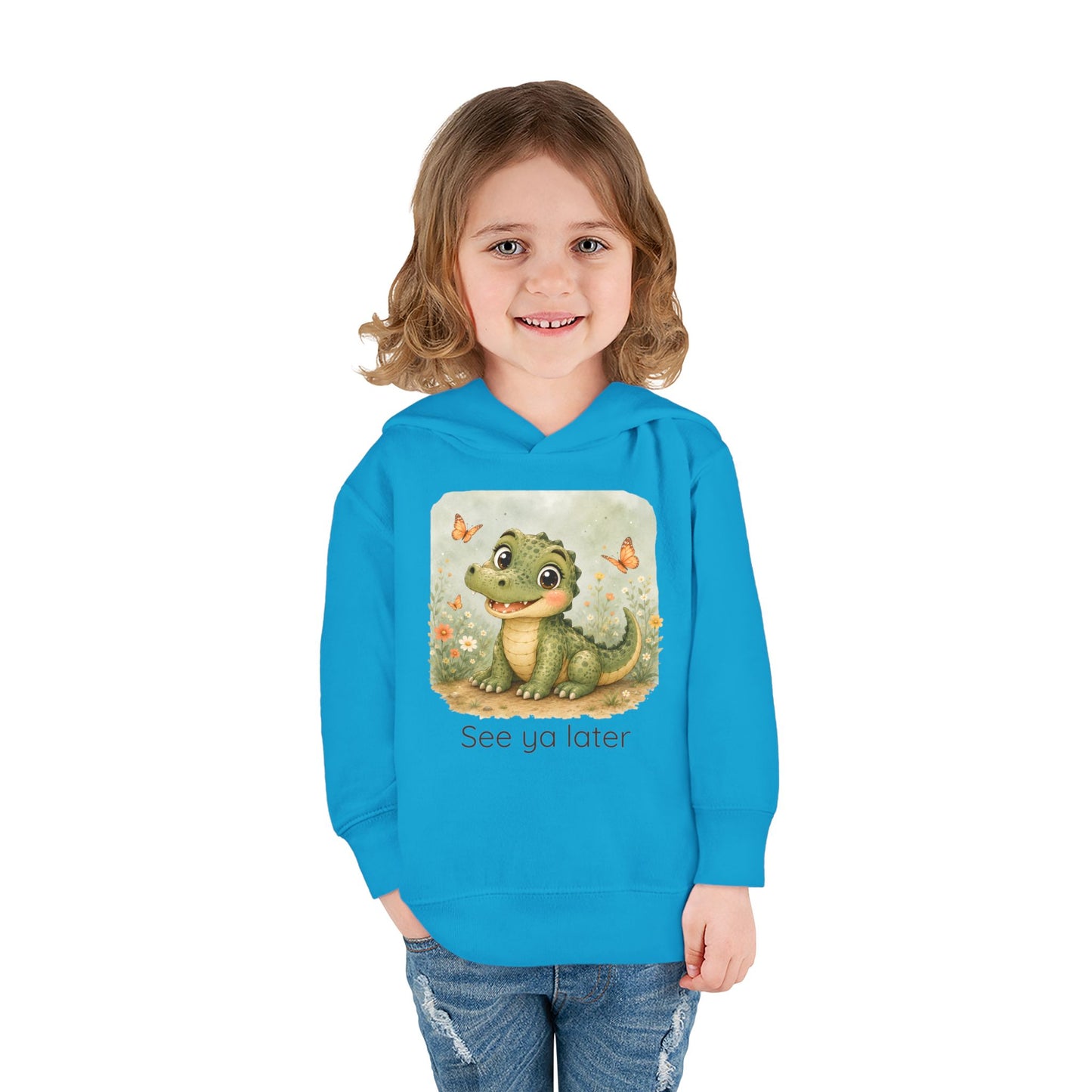 Alligator Toddler Hoodie — Gender Neutral Sweatshirt