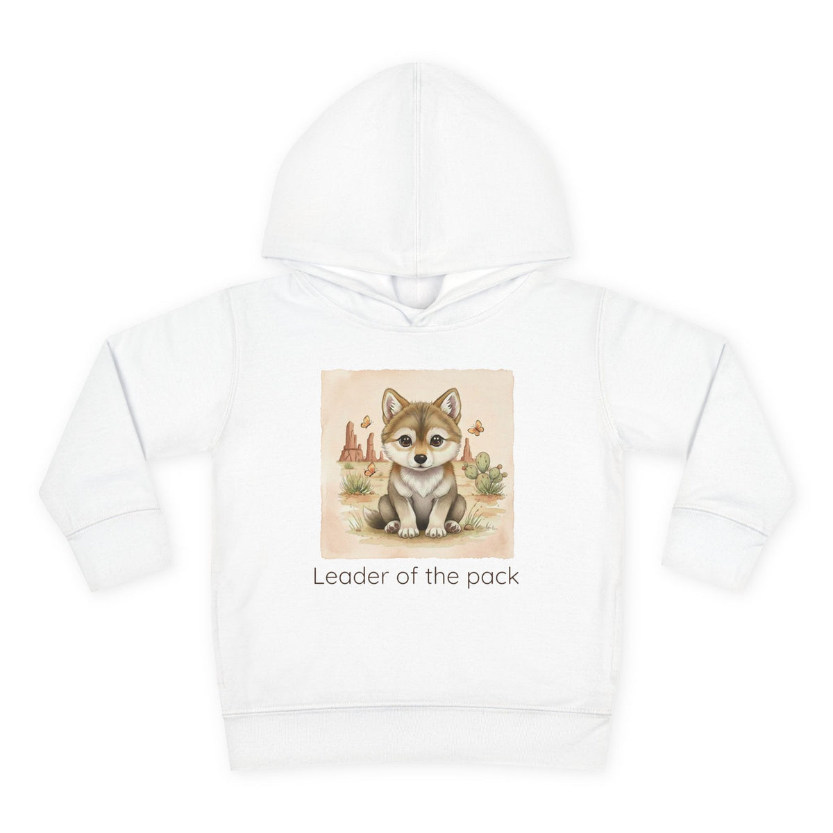 Wolf Toddler Hoodie — Gender Neutral Sweatshirt