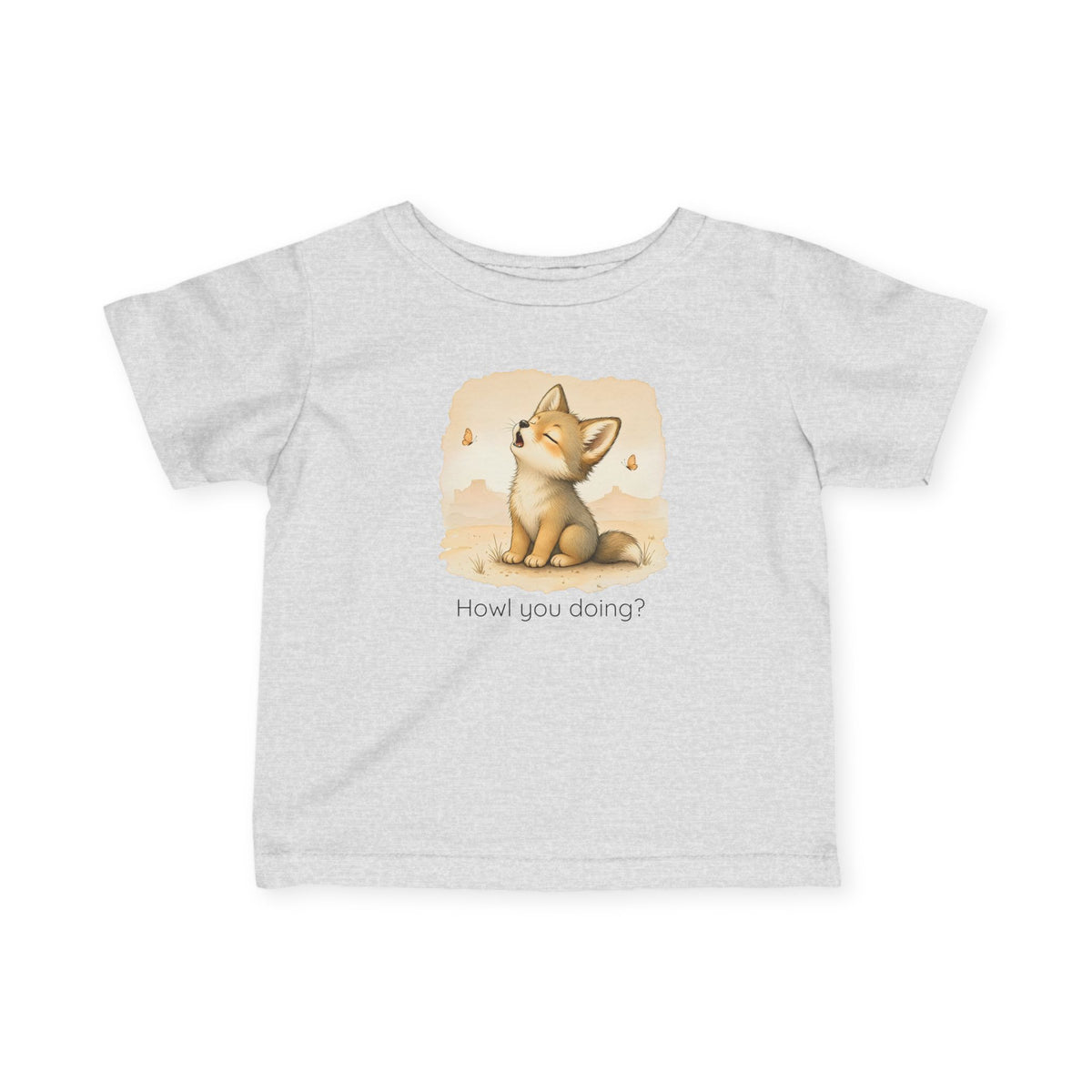 Coyote Infant T-Shirt — Cute Gender Neutral Tee