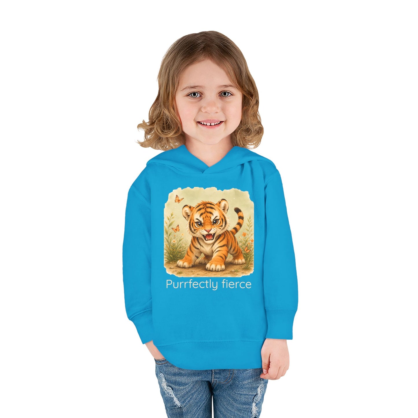 Tiger Toddler Hoodie — Gender Neutral Sweatshirt