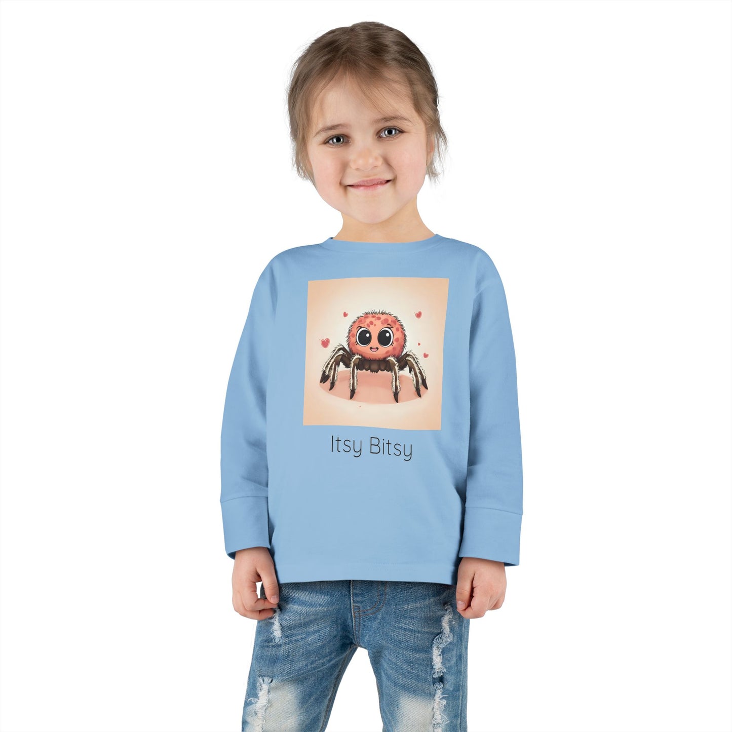 Spider Toddler Long Sleeve Shirt — Cute Gender Neutral Tee