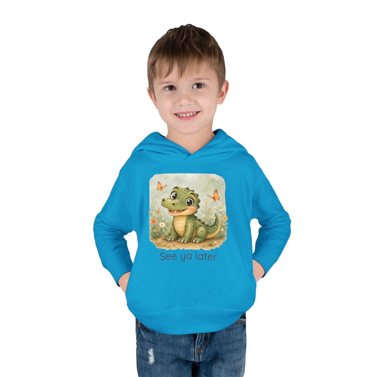 Alligator Toddler Hoodie — Gender Neutral Sweatshirt