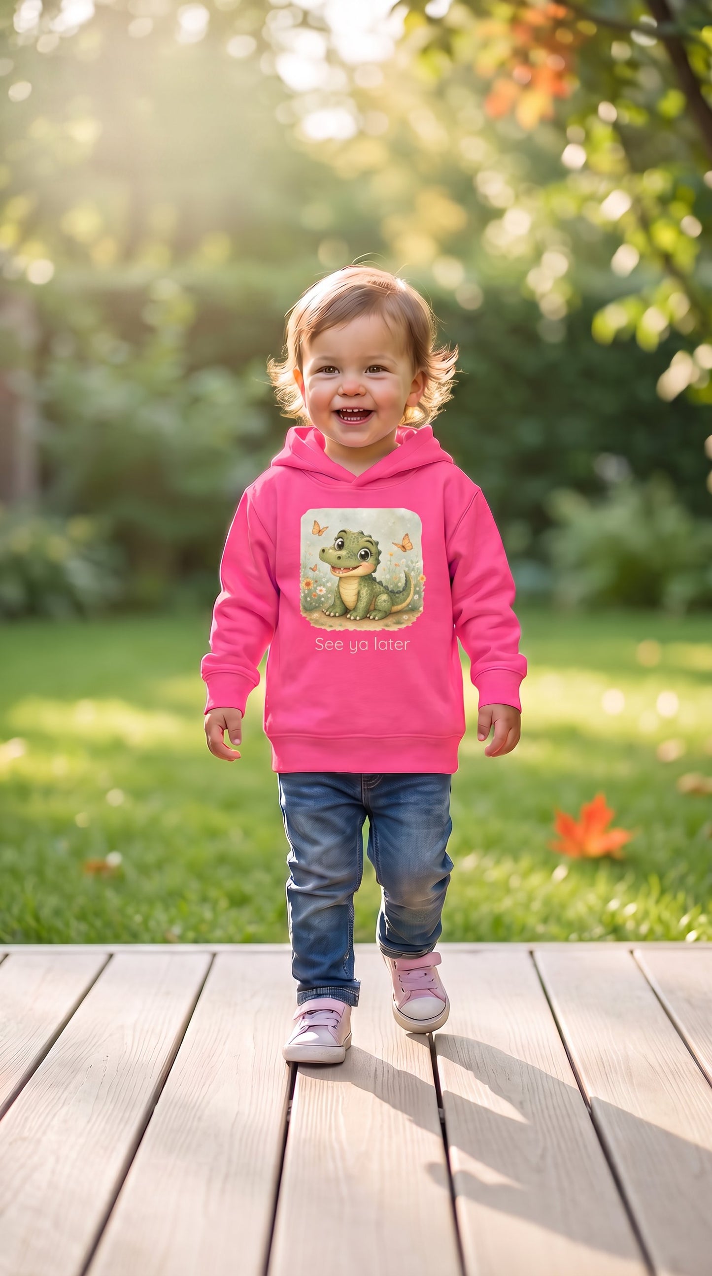 Alligator Toddler Hoodie — Gender Neutral Sweatshirt