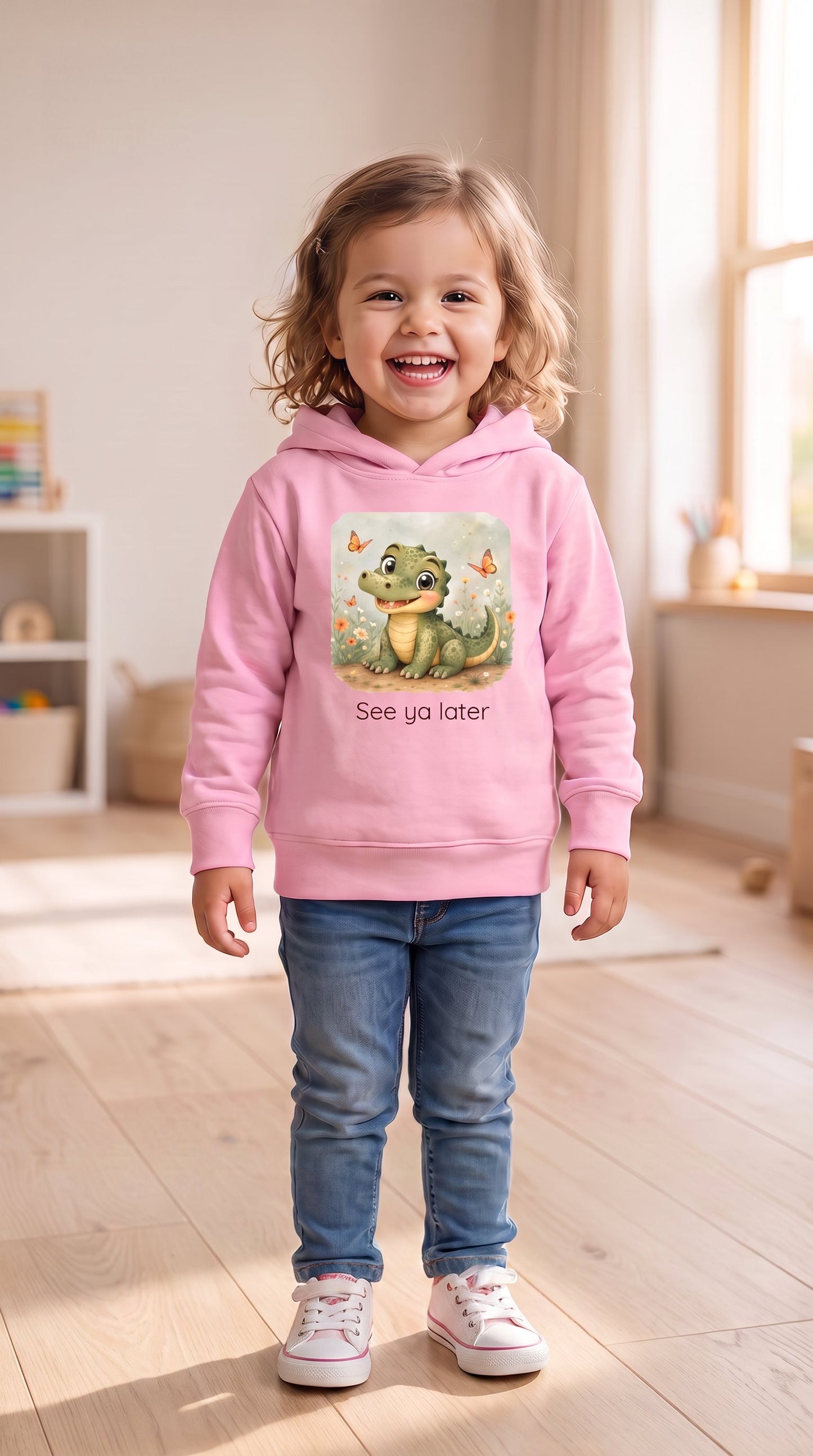 Alligator Toddler Hoodie — Gender Neutral Sweatshirt