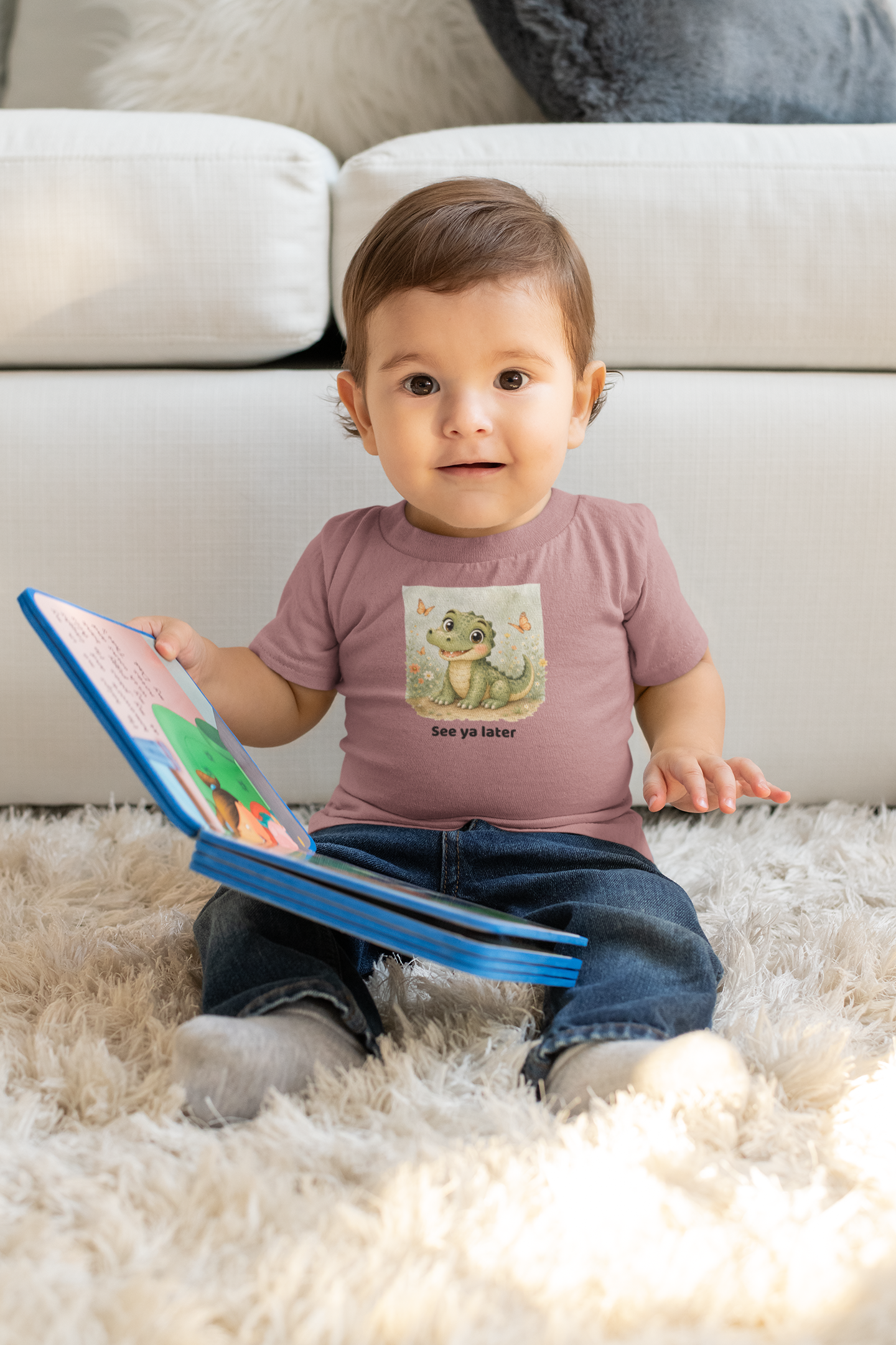 Alligator Infant T-Shirt - Mauvelous