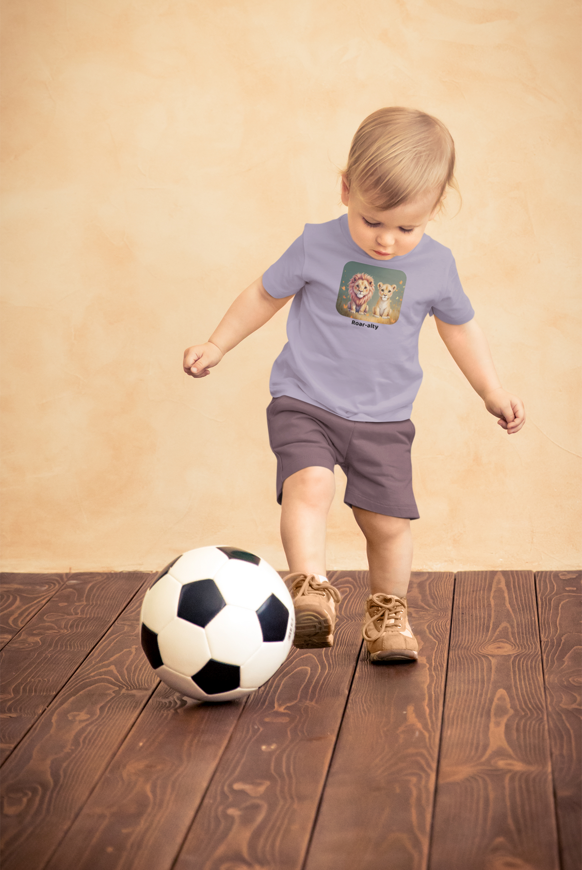 Lion Infant T-Shirt - Lavender