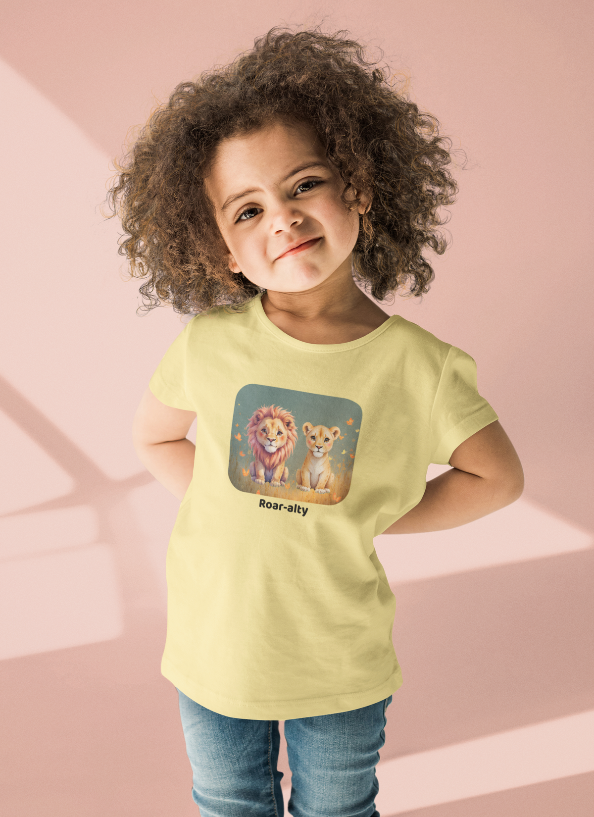 Lion Toddler T-Shirt - Butter