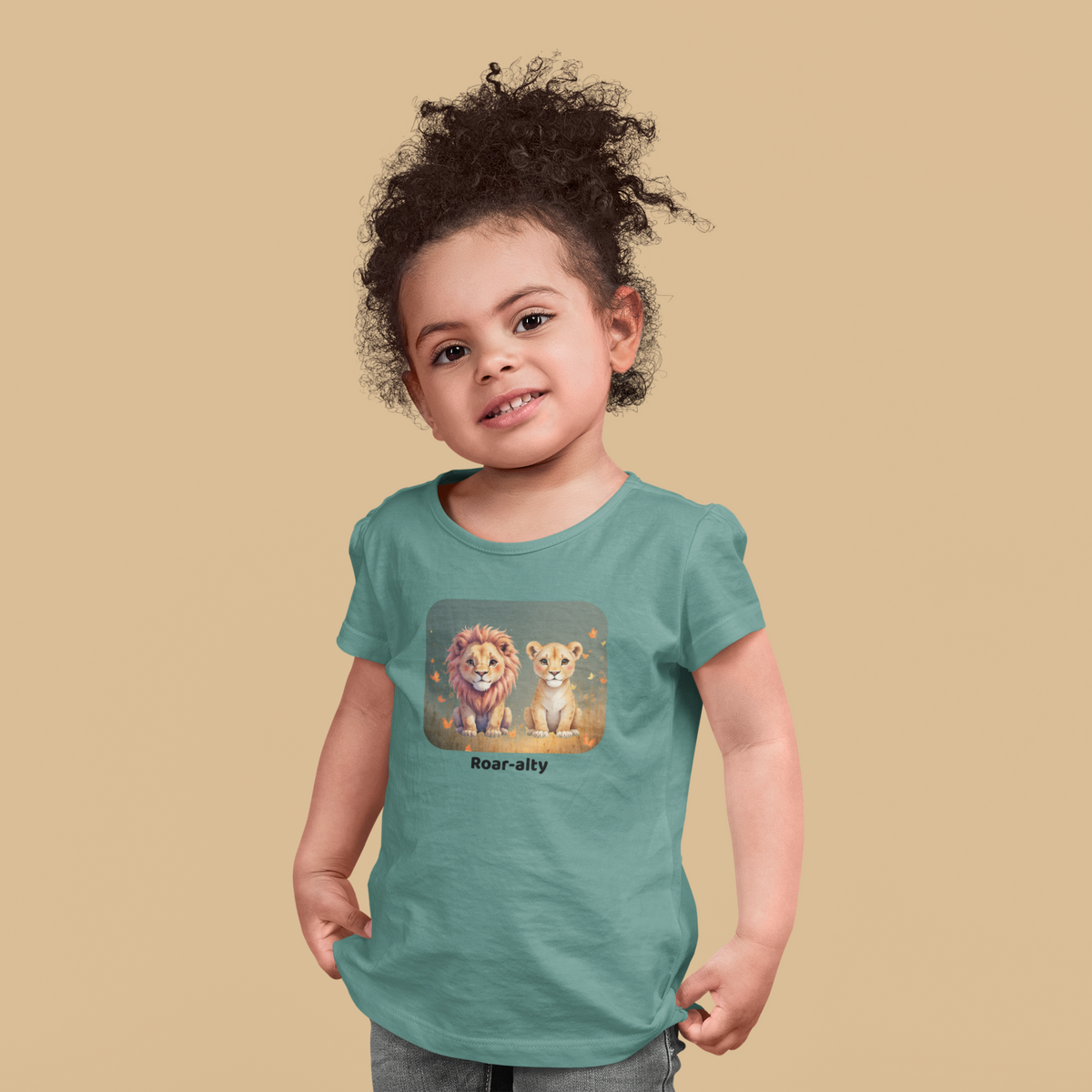 Lion Toddler T-Shirt - Saltwater