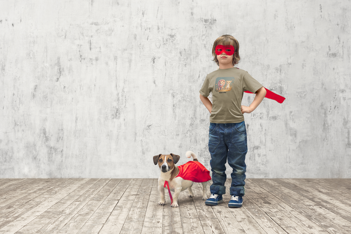 Lion Toddler T-Shirt - Vintage Coyote Brown