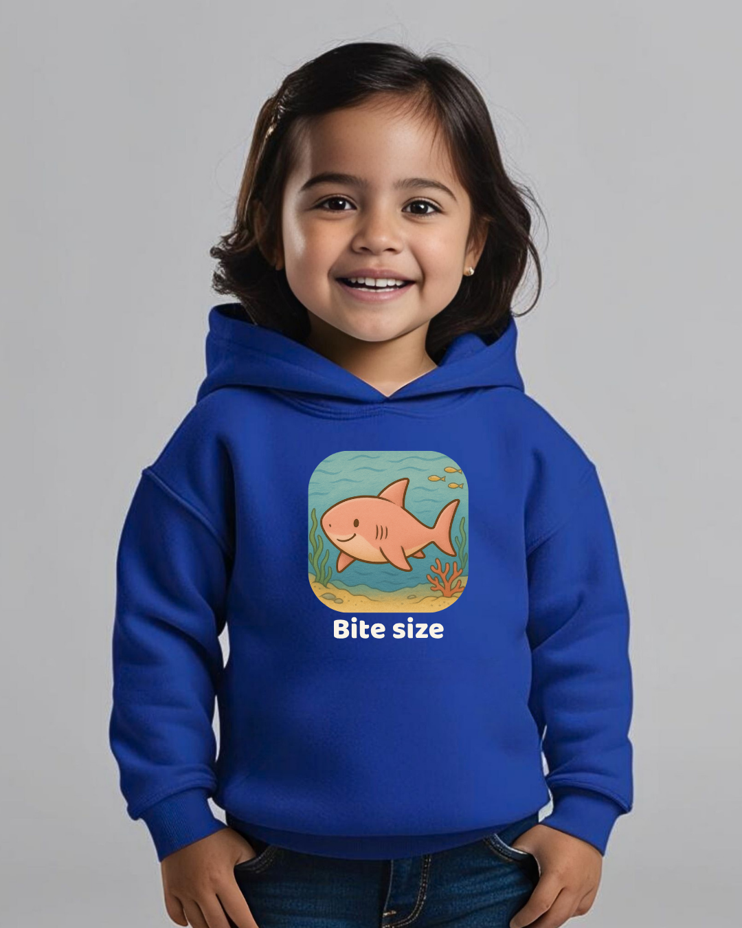 Shark Toddler Hoodie - Vintage Royal