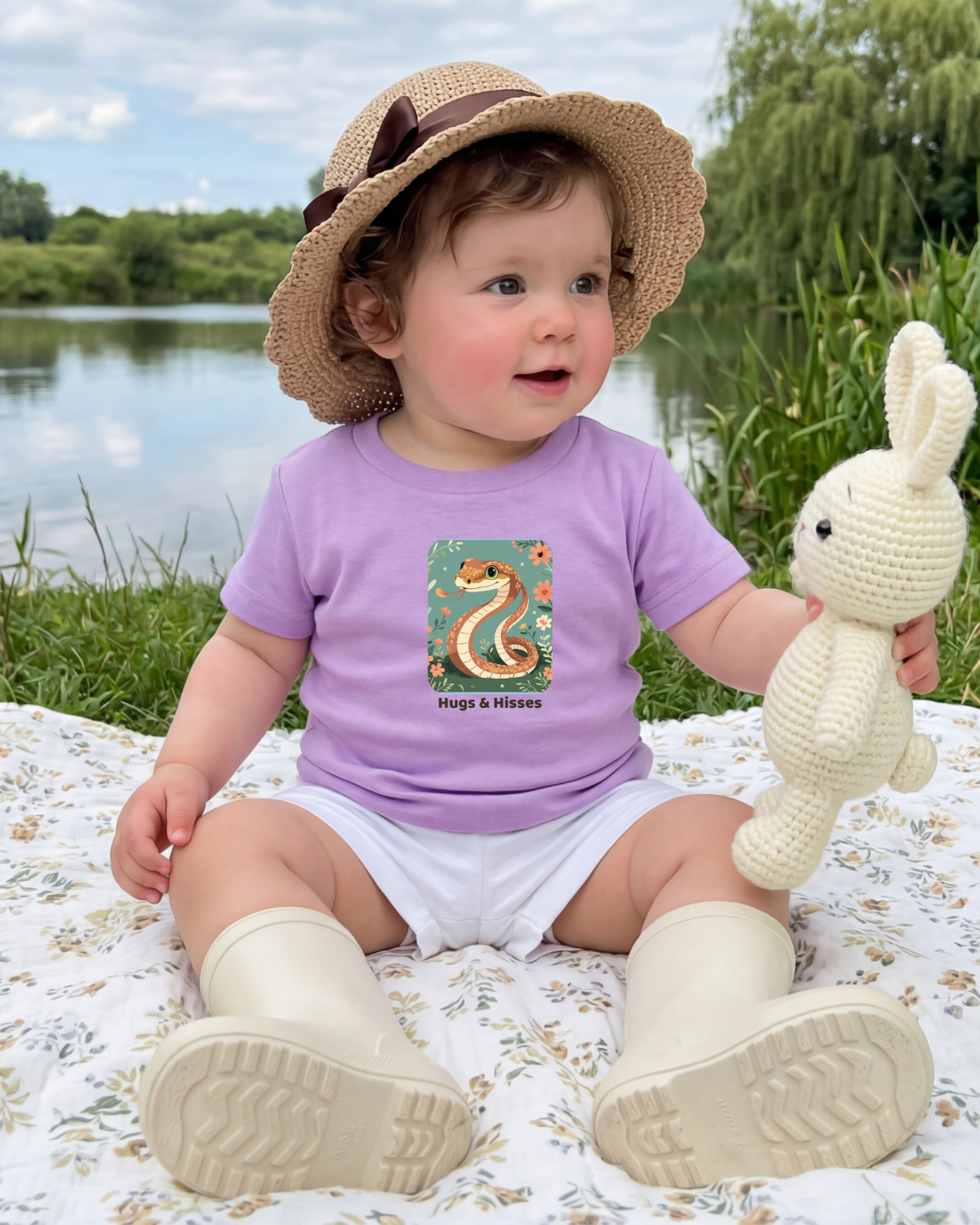 Snake Infant T-Shirt - Lavender