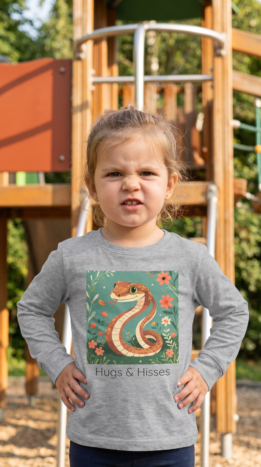 Snake Toddler Long Sleeve Shirt — Gender Neutral Tee