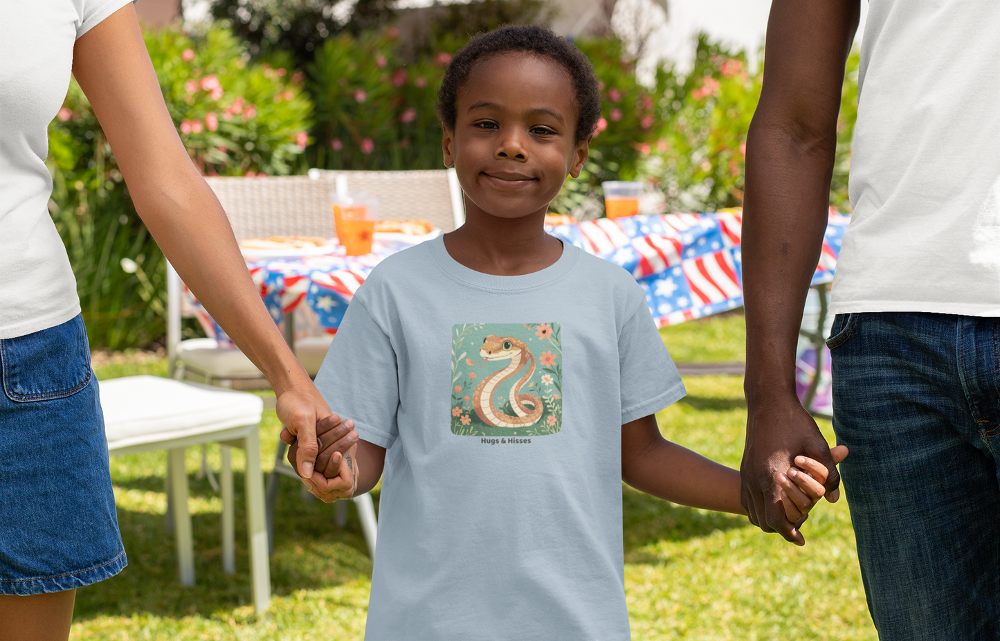 Snake Toddler T-Shirt - Light Blue