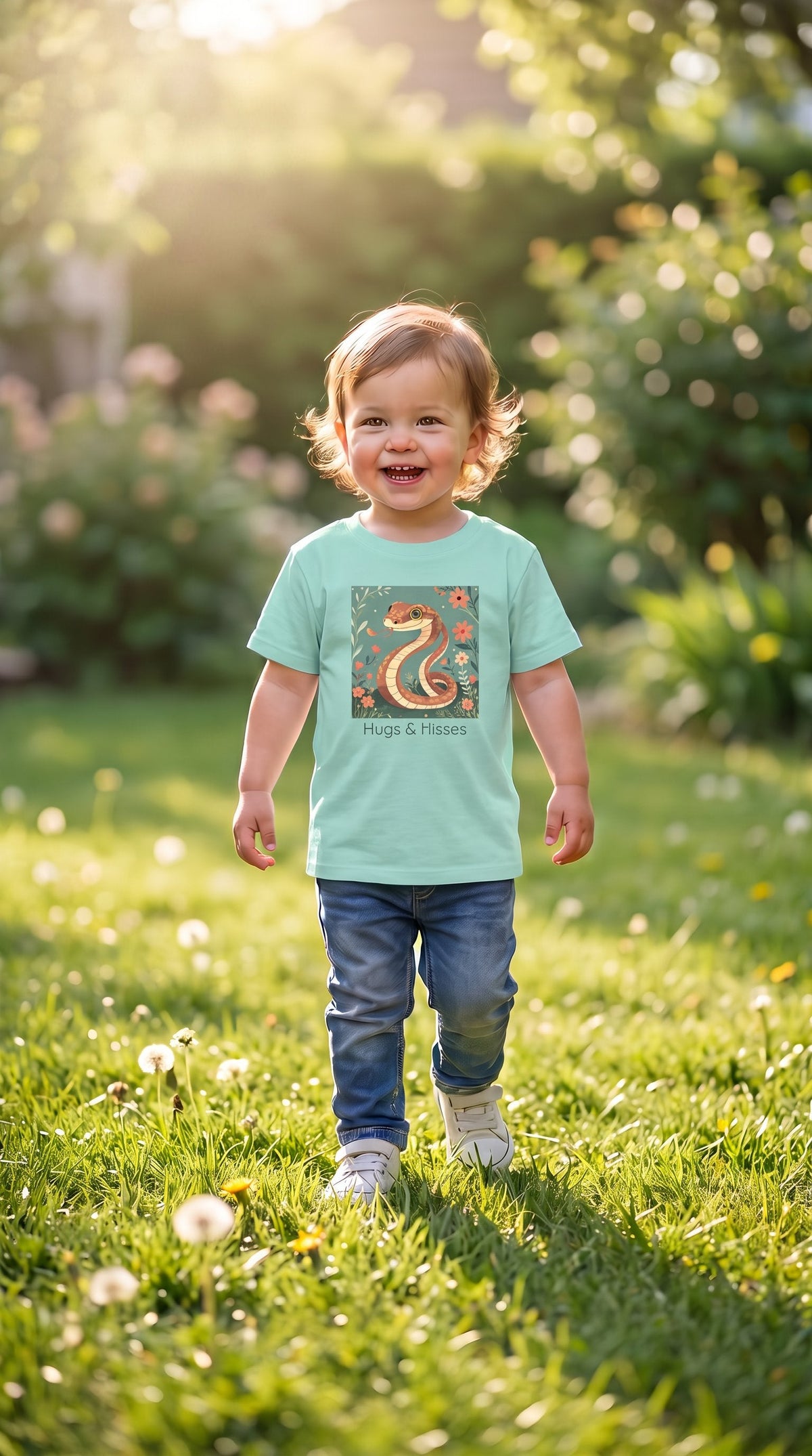 Snake Toddler T-Shirt - Saltwater