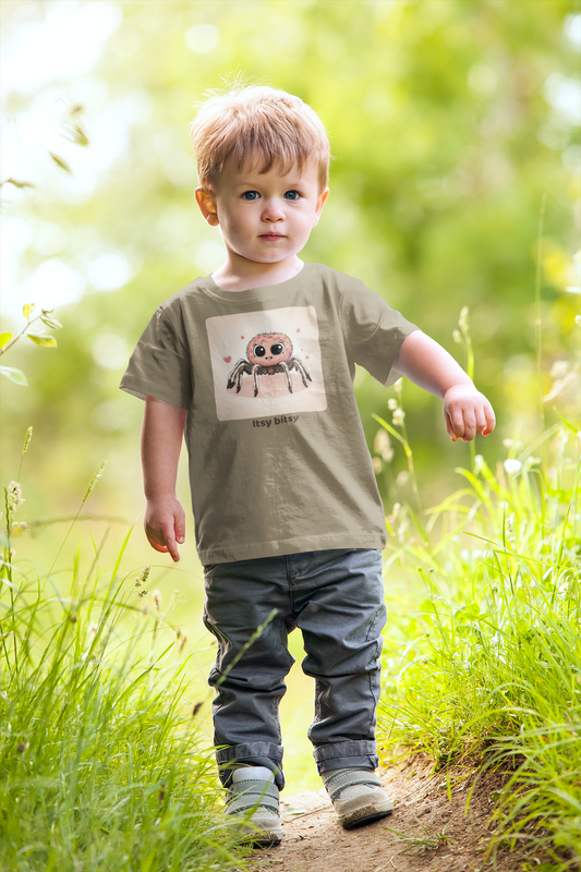 Spider Toddler T-Shirt - Vintage Coyote Brown