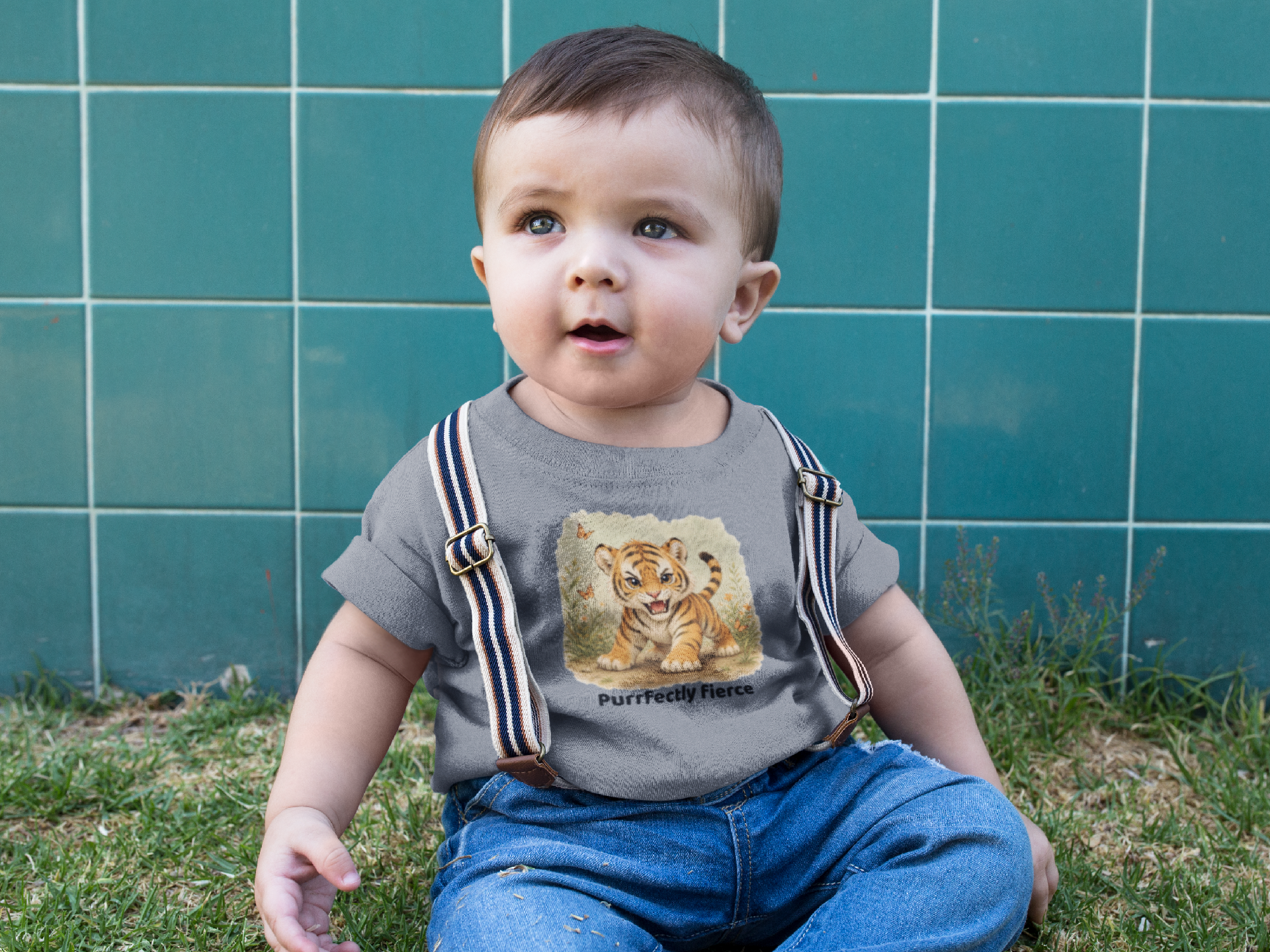 Tiger Infant T-Shirt - Heather