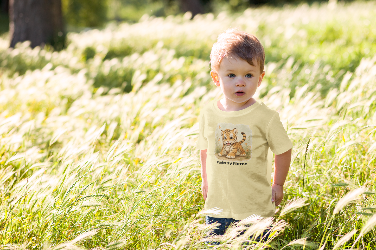 Tiger Toddler T-Shirt - Butter